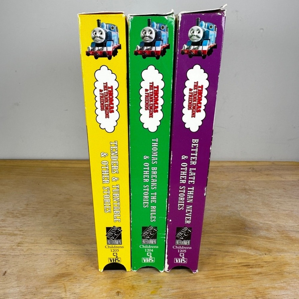 Thomas the Tank Engine & Friends VHS Lot x3 Ringo Starr Percy Henry Toby Diesel - Picture 9 of 15